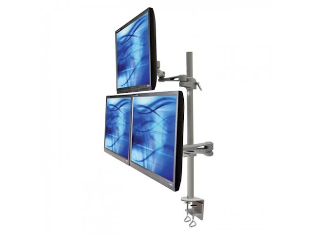 Ergomounts EMUV435DC UltraView 435 Triple Monitor Arm Desk Mount image 0