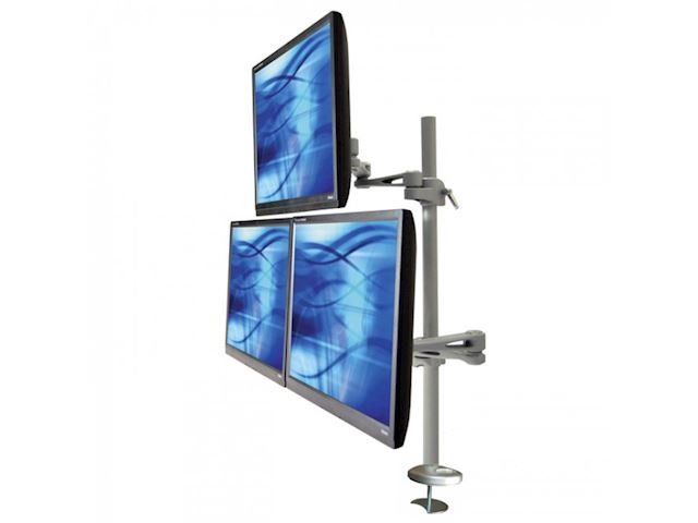 Ergomounts EMUV435TD UltraView 435 Triple Monitor Arm Desk Mount image 0