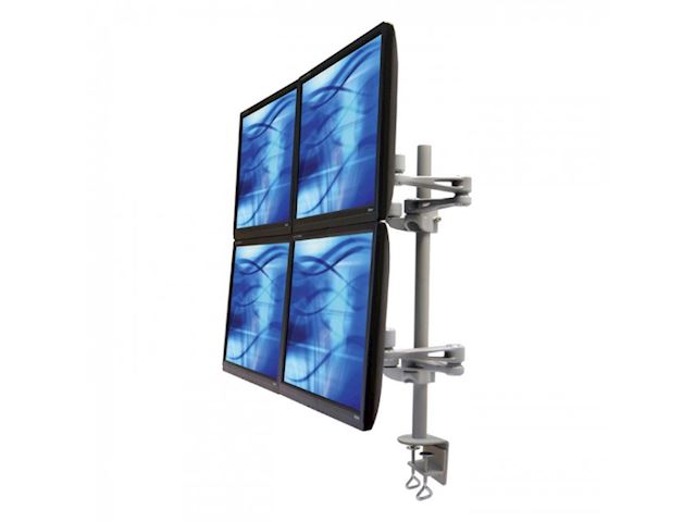 Ergomounts EMUV440DC UltraView 440 Quad Monitor Arm Desk Mount Clamp image 0