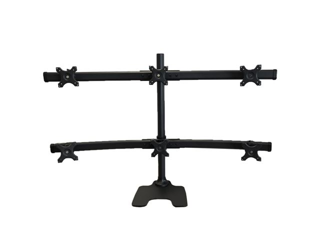 Ergomounts EMTX-3x2-FS Titan series Six Monitor Desk Mount, free standing image 0