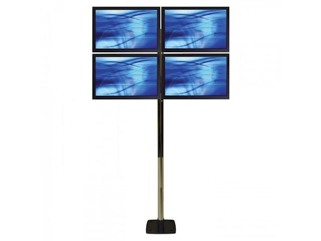 ErgoMounts EMVPF1500X-2x2 VisionPro F1500X Quad Floor Stand image 0