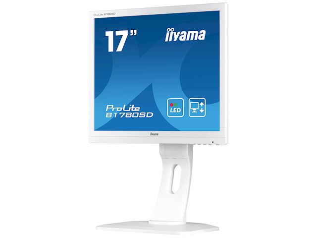 iiyama ProLite monitor B1780SD-W1 17" 5:4 Height Adjustable, White image 2