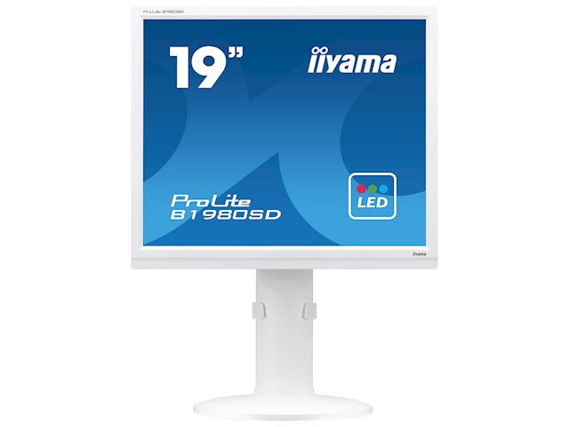 iiyama ProLite monitor B1980D-W1 19" 5:4, Height Adjustable, White image 0