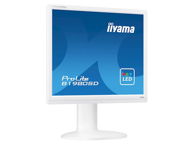 iiyama ProLite monitor B1980D-W1 19" 5:4, Height Adjustable, White image 6