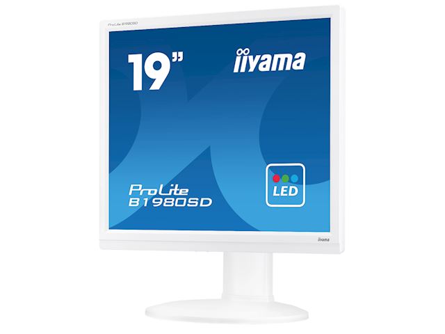 iiyama ProLite monitor B1980D-W1 19" 5:4, Height Adjustable, White image 5