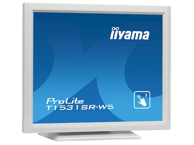 iiyama ProLite monitor T1531SR-W5 15" White, 5:4, Resistive single touch image 3