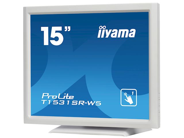 iiyama ProLite monitor T1531SR-W5 15" White, 5:4, Resistive single touch image 2
