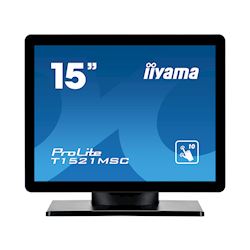 iiyama ProLite monitor T1521MSC-B1 15" Black, 5:4, Projective Capacitive 10pt touch, Bezel Free