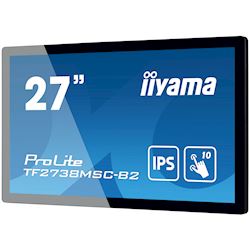 iiyama ProLite monitor TF2738MSC-B2 27" Black, IPS, Full HD, Projective Capacitive 10pt touch, HDMI, Display Port thumbnail 1