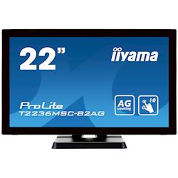 iiyama ProLite monitor T2236MSC-B2AG  22" Black, AMVA, Anti Glare, Full HD, Projective Capacitive 10pt touch, HDMI, USB Hub thumbnail 0