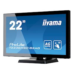 iiyama ProLite monitor T2236MSC-B2AG  22" Black, AMVA, Anti Glare, Full HD, Projective Capacitive 10pt touch, HDMI, USB Hub thumbnail 2