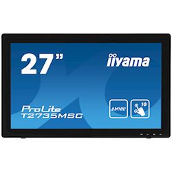 iiyama ProLite monitor T2735MSC-B3  27" Black, IPS, Full HD, Projective Capacitive 10pt touch, HDMI, USB Hub, Mic/ Webcam thumbnail 0