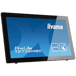 iiyama ProLite monitor T2735MSC-B3  27" Black, IPS, Full HD, Projective Capacitive 10pt touch, HDMI, USB Hub, Mic/ Webcam thumbnail 3