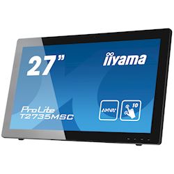 iiyama ProLite monitor T2735MSC-B3  27" Black, IPS, Full HD, Projective Capacitive 10pt touch, HDMI, USB Hub, Mic/ Webcam thumbnail 2