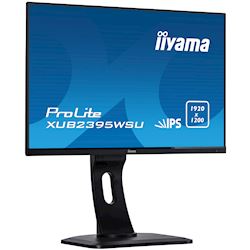 iiyama ProLite monitor XUB2395WSU-B1, 23", Height Adjustable, IPS, 1920 x 1200, Pivot function, HDMI, DisplayPort, USB Hub, Blue light reducer, Flicker free thumbnail 3