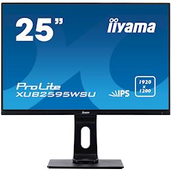 iiyama ProLite monitor XUB2595WSU-B1, 25", IPS, Height Adjustable and Pivot function, 1920 x 1200, HDMI, DisplayPort, USB Hub, FreeSync  thumbnail 0