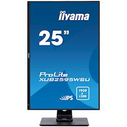 iiyama ProLite monitor XUB2595WSU-B1, 25", IPS, Height Adjustable and Pivot function, 1920 x 1200, HDMI, DisplayPort, USB Hub, FreeSync  thumbnail 2