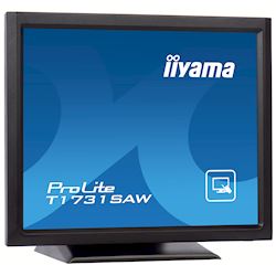 iiyama ProLite monitor T1731SAW-B5 17", Black, Surface Acoustic Wave single touch, 5:4, scratch resistant, HDMI, DisplayPort thumbnail 2