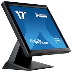iiyama ProLite monitor T1731SAW-B5 17", Black, Surface Acoustic Wave single touch, 5:4, scratch resistant, HDMI, DisplayPort thumbnail 3