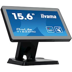 iiyama ProLite monitor T1633MC-B1 15.6", Projective Capacitive 10pt touch, edge to edge glass, HDMI, DisplayPort, USB Hub, scratch resistant thumbnail 3