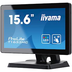 iiyama ProLite monitor T1633MC-B1 15.6", Projective Capacitive 10pt touch, edge to edge glass, HDMI, DisplayPort, USB Hub, scratch resistant thumbnail 5