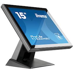 iiyama ProLite monitor T1532MSC-B5AG 15", Black, Projective Capacitive 10pt touch, edge to edge glass, Anti-glare coating, scratch resistant, HDMI, DisplayPort  thumbnail 4
