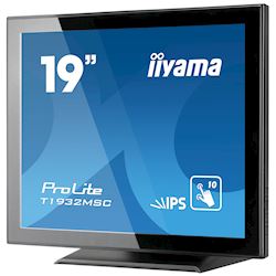 iiyama ProLite monitor T1932MSC-B5X 19", Projective Capacitive 10pt touch, IPS, Scratch resistant, Edge to edge glass, 5:4, HDMI, DisplayPort, Water and dust protection thumbnail 5