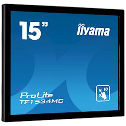 iiyama ProLite monitor TF1534MC-B7X 15", Projective Capacitive 10pt touch, Open frame, Scratch resistant, Anti-fingerprint coating, 4:3, HDMI, DisplayPort thumbnail 2