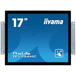 iiyama ProLite TF1734MC-B7X 17", Projective Capacitive 10pt touch, Glass overlay, Open frame, Scratch resistant, Anti-fingerprint coating, Water and dust resistant thumbnail 1