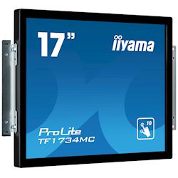 iiyama ProLite TF1734MC-B7X 17", Projective Capacitive 10pt touch, Glass overlay, Open frame, Scratch resistant, Anti-fingerprint coating, Water and dust resistant thumbnail 2