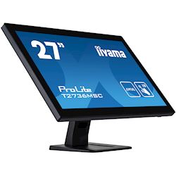 iiyama ProLite monitor T2736MSC-B1 27", Projective Capacitive 10pt touch, AMVA, Scratch resistant, HDMI, DisplayPort, Glass front thumbnail 3
