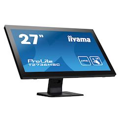 iiyama ProLite monitor T2736MSC-B1 27", Projective Capacitive 10pt touch, AMVA, Scratch resistant, HDMI, DisplayPort, Glass front thumbnail 4