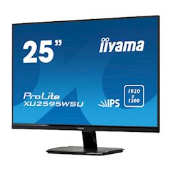 iiyama ProLite monitor XU2595WSU-B1, 25", 16:10, Ultra Slim Bezel, IPS, HDMI, DisplayPort, Blue light reducer, Flicker free thumbnail 2