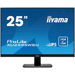 iiyama ProLite monitor XU2595WSU-B1, 25", 16:10, Ultra Slim Bezel, IPS, HDMI, DisplayPort, Blue light reducer, Flicker free thumbnail 0