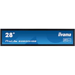 iiyama ProLite monitor S2820HSB-B1 28" stretched digital signage, 24/7, fanless, HDMI, Sunlight readable, Landscape/Portrait, Metal bezel, with handles thumbnail 0