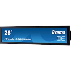 iiyama ProLite monitor S2820HSB-B1 28" stretched digital signage, 24/7, fanless, HDMI, Sunlight readable, Landscape/Portrait, Metal bezel, with handles thumbnail 4