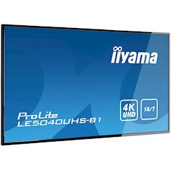 iiyama ProLite monitor LE5040UHS-B1 50", AMVA 3, 4K UHD, 18/7 Hours Operation, Landscape, 10w Speakers, Build in Smart Signage CMS thumbnail 2