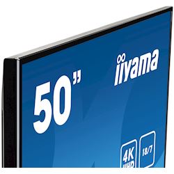 iiyama ProLite monitor LE5040UHS-B1 50", AMVA 3, 4K UHD, 18/7 Hours Operation, Landscape, 10w Speakers, Build in Smart Signage CMS thumbnail 3