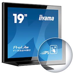 iiyama ProLite monitor T1932MSC-B5AG, 19", Scratch resistive, Projective Cpacitive 10pt touch, HDMI, DisplayPort, Water and dust protection thumbnail 3
