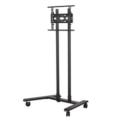 Ergomounts EM89485BB Delta Series Mobile TV/Trolley Floor Stand