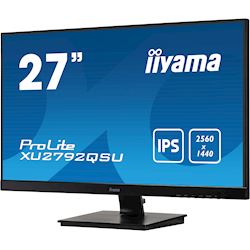 iiyama ProLite monitor XU2792QSU-B1 27" IPS, 2560x1440, FreeSync, Ultra Slim Bezel, Black, HDMI, Display Port, USB Hub,  thumbnail 2