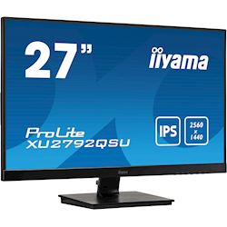 iiyama ProLite monitor XU2792QSU-B1 27" IPS, 2560x1440, FreeSync, Ultra Slim Bezel, Black, HDMI, Display Port, USB Hub,  thumbnail 1