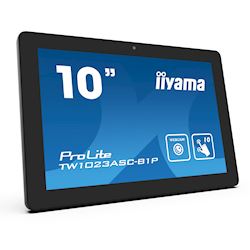 iiyama ProLite TW1023ASC-B1P, 10.1” PCAP 10pt touch screen with Android and Power over Ethernet Technology, Webcam/Mic thumbnail 2