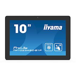 iiyama ProLite TW1023ASC-B1P, 10.1” PCAP 10pt touch screen with Android and Power over Ethernet Technology, Webcam/Mic