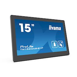 iiyama ProLite TW1523AS-B1P, 15.6” Full HD PCAP 10pt touch screen with Android and POE Technology thumbnail 1