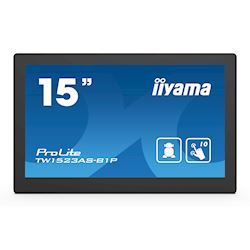 iiyama ProLite TW1523AS-B1P, 15.6” Full HD PCAP 10pt touch screen with Android and POE Technology