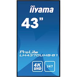 iiyama ProLite monitor LH4370UHB-B1, 43" Professional Digital Signage display with 24/7, 4K UHD and 700cd high brightness thumbnail 2