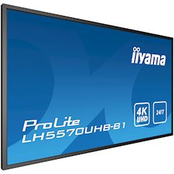 iiyama Prolite monitor LH5570UHB-B1 55” Professional Digital Signage display with 24/7, 4K UHD and 700cd/m² high brightness performance thumbnail 1