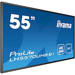 iiyama Prolite monitor LH5570UHB-B1 55” Professional Digital Signage display with 24/7, 4K UHD and 700cd/m² high brightness performance thumbnail 5