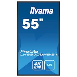 iiyama Prolite monitor LH5570UHB-B1 55” Professional Digital Signage display with 24/7, 4K UHD and 700cd/m² high brightness performance thumbnail 3